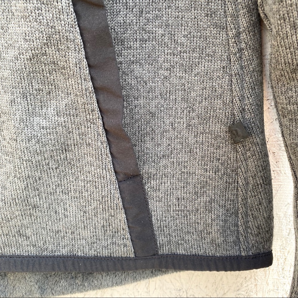 Lululemon Cozy Cotton Fleece Zip Front Jacket 2 - Picture 3 of 6